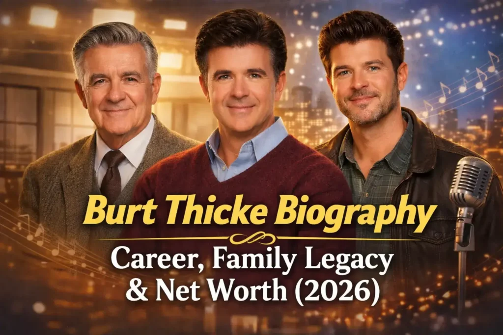 Burt Thicke Biography: Career, Family Legacy