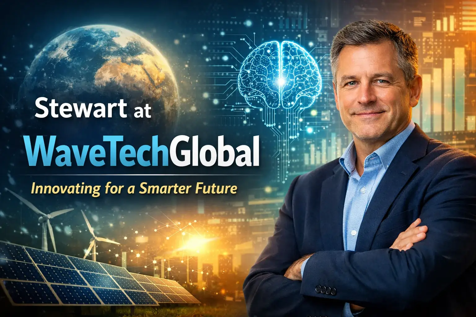Stewart at WaveTechGlobal Driving Digital Transformation and Tech Innovation