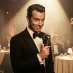 Don Rickles performing stand-up comedy in a classic Las Vegas nightclub